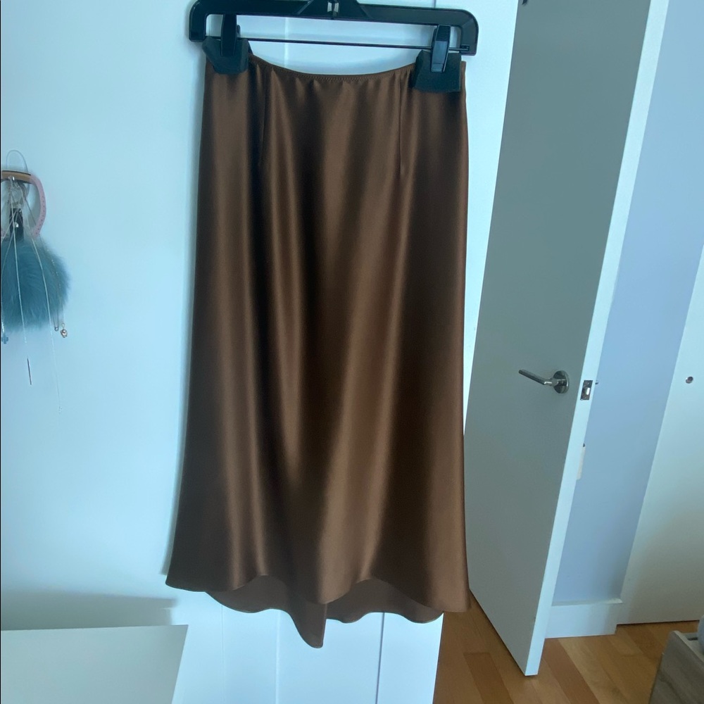 Vince silk skirt